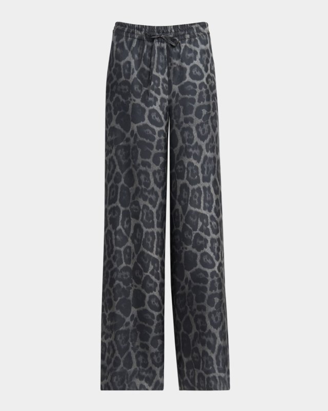Leopard Pajama Trousers
